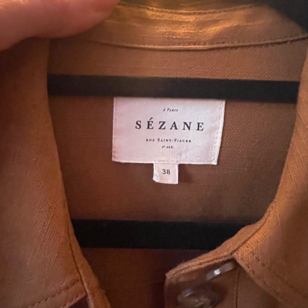 Sezane camel colored Jackie Dress - Picture 4 of 6